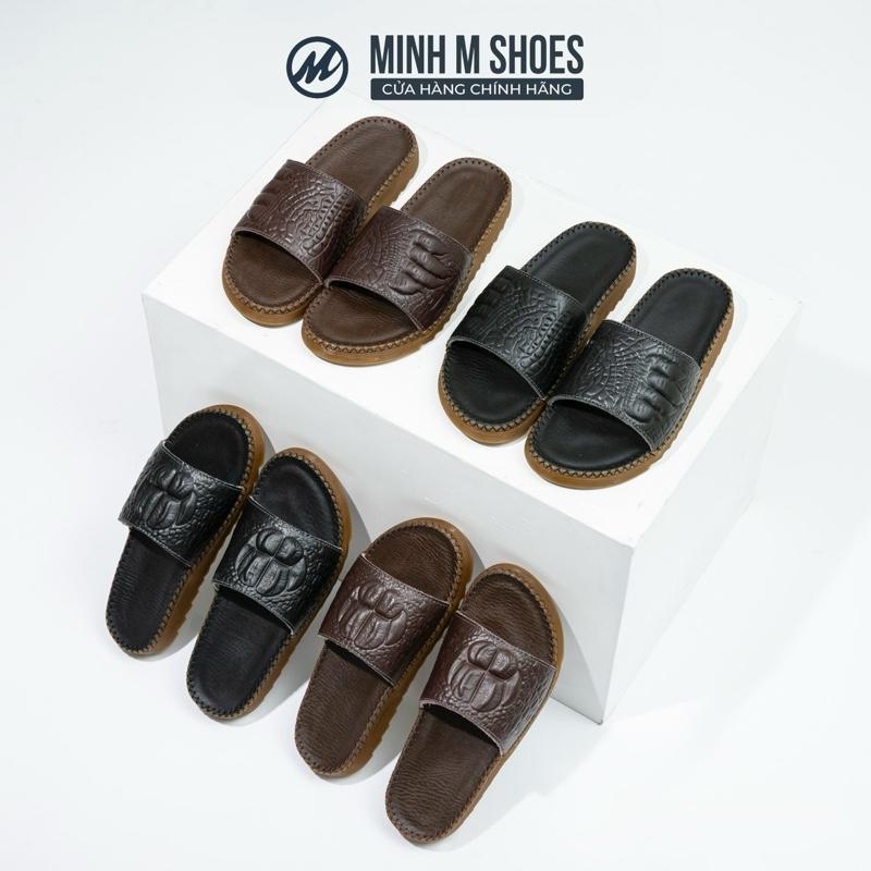   Bản Nâng Cấp  Dép Nam Doctor Cá Sấu Đế Răng Cưa Cao 3Cm Siêu Dẻo Da B.Ò In Vân 3D Chống Thấm Nước DéP Slipper 