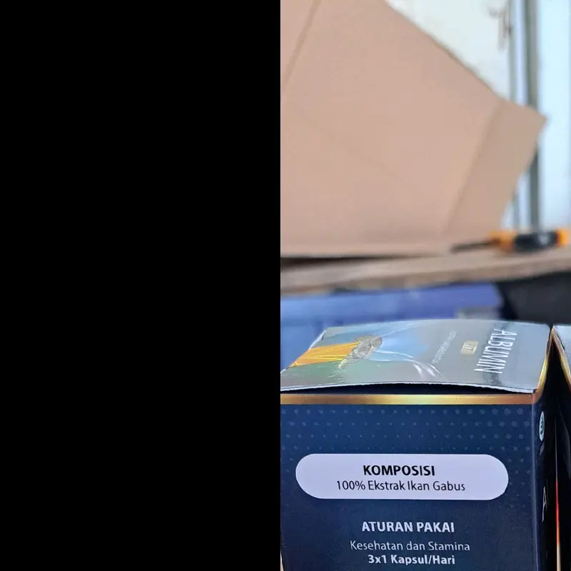 Suplemen Albumin Ekstrak Ikan Gabus Original  Inayah 60 Kapsul  membantu penyembuhan Pasca Operasi atau luka kemasan Baru all New 7