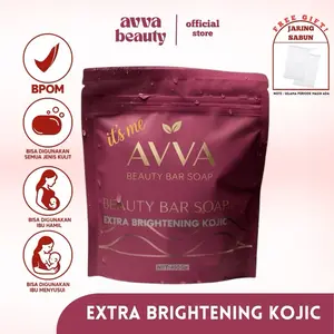 Sabun Mencerahkan Kulit Avva Beauty Sabun Extra Brightening Kojic Pencerah Membersihkan Punggung Memudarkan Kulit Hitam Kusam Perawatan Mencerahkan Tangan