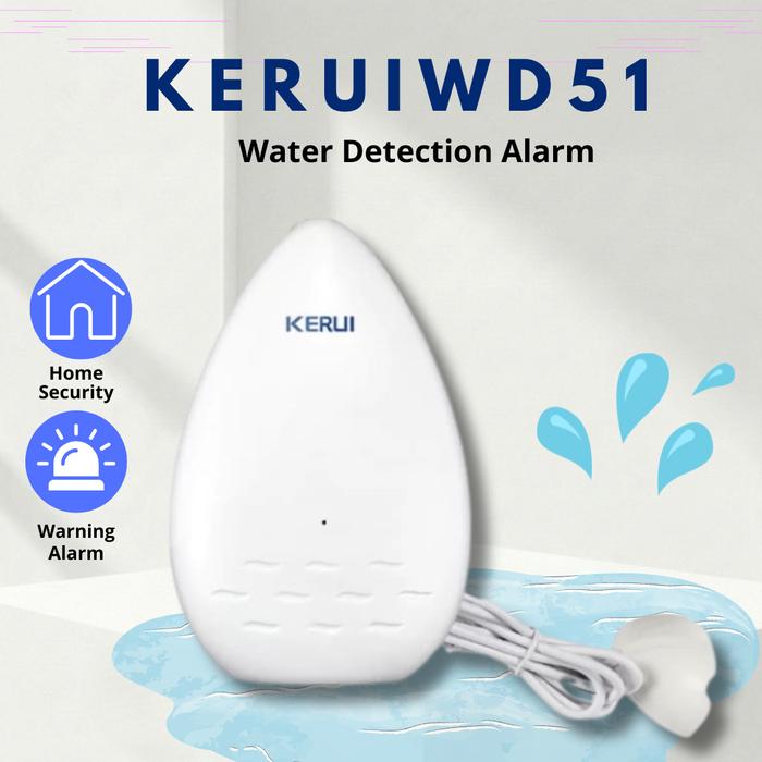 Gambar KERUI Alarm Banjir deteksi kebocoran bocor Air water detection dari Asyam Weiseman Kab. Bekasi Tokopedia