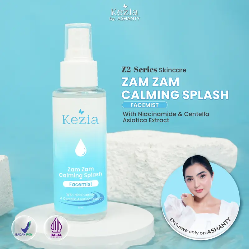 KEZIA By ASHANTY - ZamZam Calming Splash Facemist 100ml 0