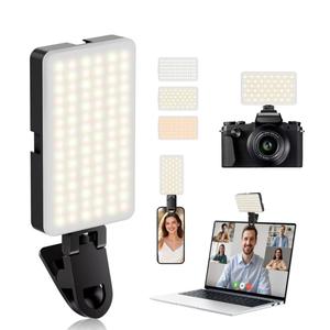 Panel de Luz LED Portátil con Batería para Selfies y Videos - Luz de Relleno Regulable para TikTokers y Creadores de Contenido