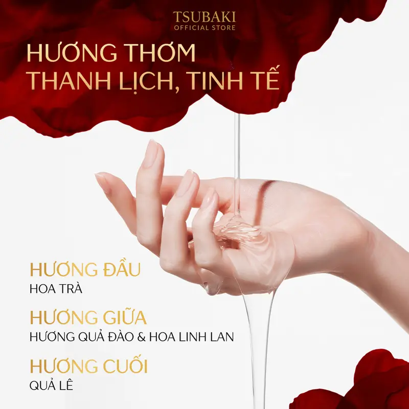 [] Bộ đôi Gội xả phục hồi hư tổn bồng bềnh, giảm gãy rụng TSUBAKI PREMIUM VOLUME & REPAIR 490MLX2 3