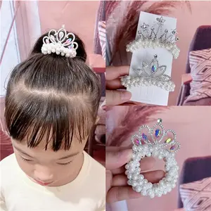 H-252 FF-140 Ring Ikat Rambut Mahkota Anak Perempuan Aksesoris Rambut Korea