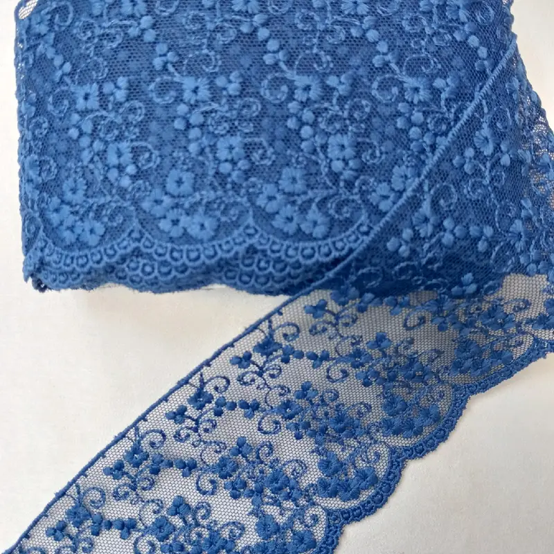 RENDA TILLE FULL BORDIR PINGGIRAN BAJU/RENDA BUNGA BORDIR 5