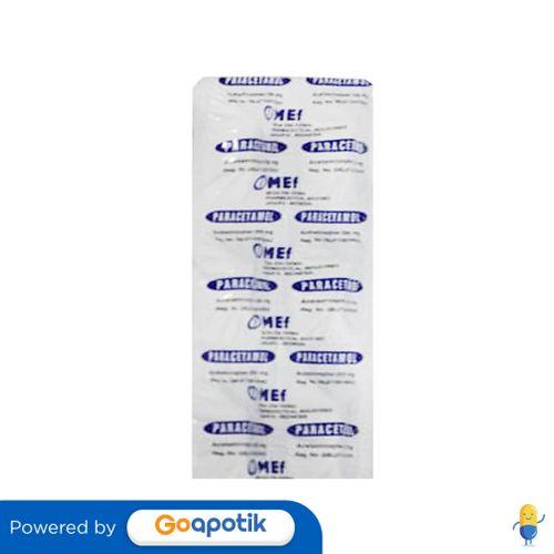 Gambar PARACETAMOL MEF 500 MG STRIP 10 TABLET dari Apotek Palmeriam by GoApotik Kota Administrasi Jakarta Timur Tokopedia