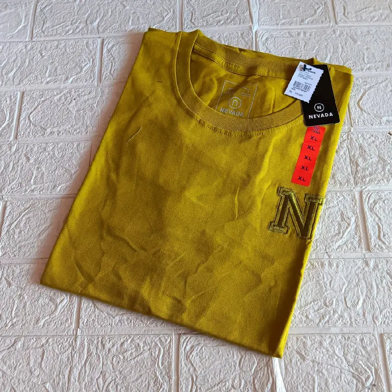 kaos NvD lengan pendek logo bordir bahan katun combed24s 6