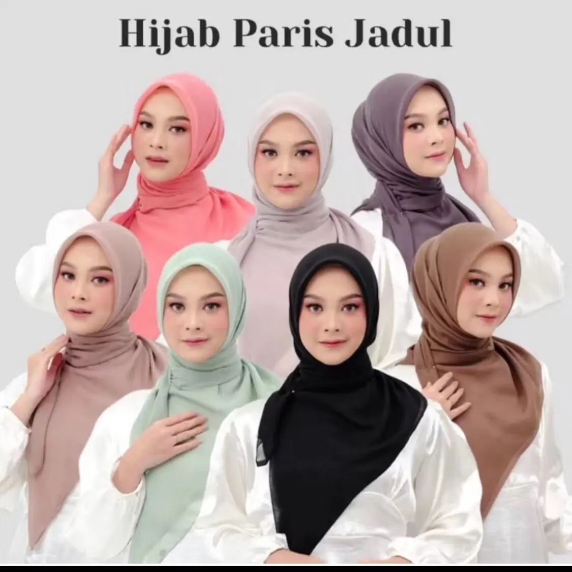 Hijab Segiempat Paris Jadul || Paris Jadul Original