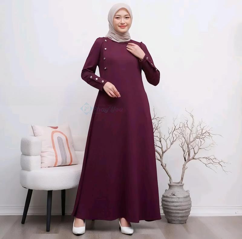 Product Introduction of Luna Gamis Dress Knit Baju Wanita dewasa remaja 3