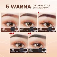 Gambar (PAKET HEMAT) FOCALLURE Eyebrow Cream Gel waterproof +  2MM Ultra-fine Mascara Curl Free Upgrade Eyebrow Brush - EYEBROW Shade 1 + Mascara + Brush dari BEAUTY ENTITY Kab. Tangerang 5 Tokopedia