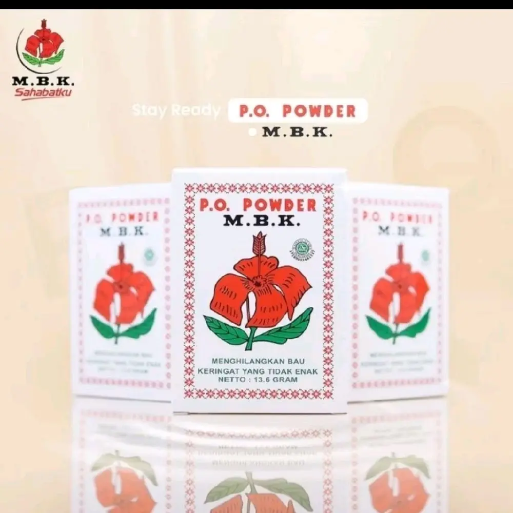 MBK sachet putih 1 box isi 12 pcs - bedak Tubuh