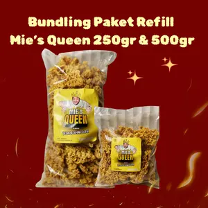 Mie's Queen Paket Bundling Refill Mie's Queen 250gr & 500gr Kualitas Terbaik untuk Kenikmatan Anda