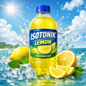 Isotinik Lemon 600ml - Hydration Booster Rasa Segar, Meningkatkan Keseegaran Tubuh, Volume 600ml, Keseegaran Tanpa Batas