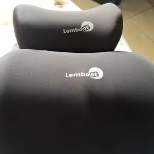 LEMBOOT Bantal Mobil Set Ergonomis Memory Foam 100% Bantal Leher & Pinggang Mobil Kenyamanan Berkendara Terbaik Cocok Semua Tipe Mobil Car Seat