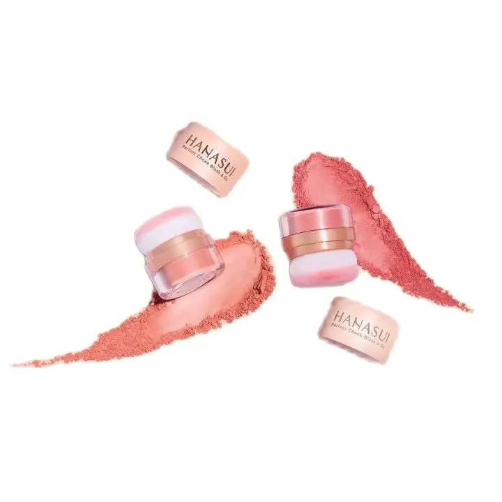 HANASUI Perfect Cheek Blush & Go Powder - Blush On Wajah 3
