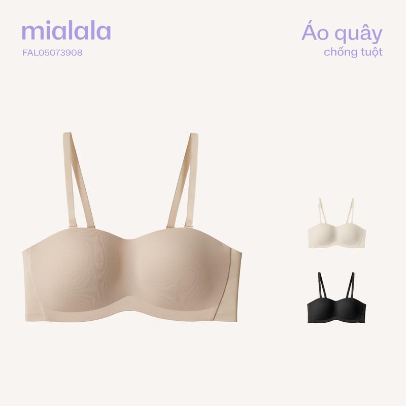 Mialala Áo Quây Ngang FAL05073908 Chống Tuột Mút 0.5cm Nâng Đẩy Nhẹ Nhàng Chất Su Mềm Mát Siêu Tiện Lợi