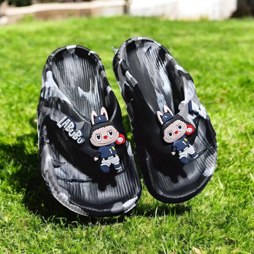 Sandal Jepit Anak Cowok Motif Labubu Bola Terbaru HL2369 2-8 Tahun Fashion Laki-Laki