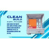 Gambar CASING CUBE GAMING MOFEN - Mid Tower mATX Case Tempered Glass (Free 3x RGB Fan) dari Techno Computer Bali Kota Denpasar 5 Tokopedia