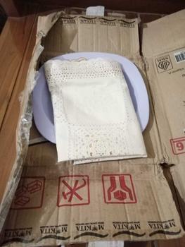 Product Review of A023-A Taplak Meja/Alas Piring/Alas Meja Segi Silver / Gold  43x30cm from m**1 0