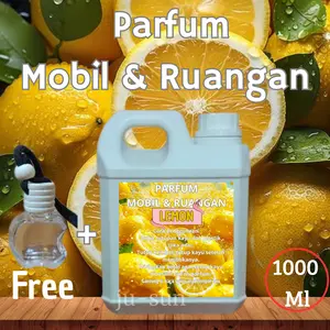 PARFUM CAR & ROOM REFIL PARFUM MOBIL LEMON 1 LITER FREE BOTOL APEL AROMA BEST SELLER