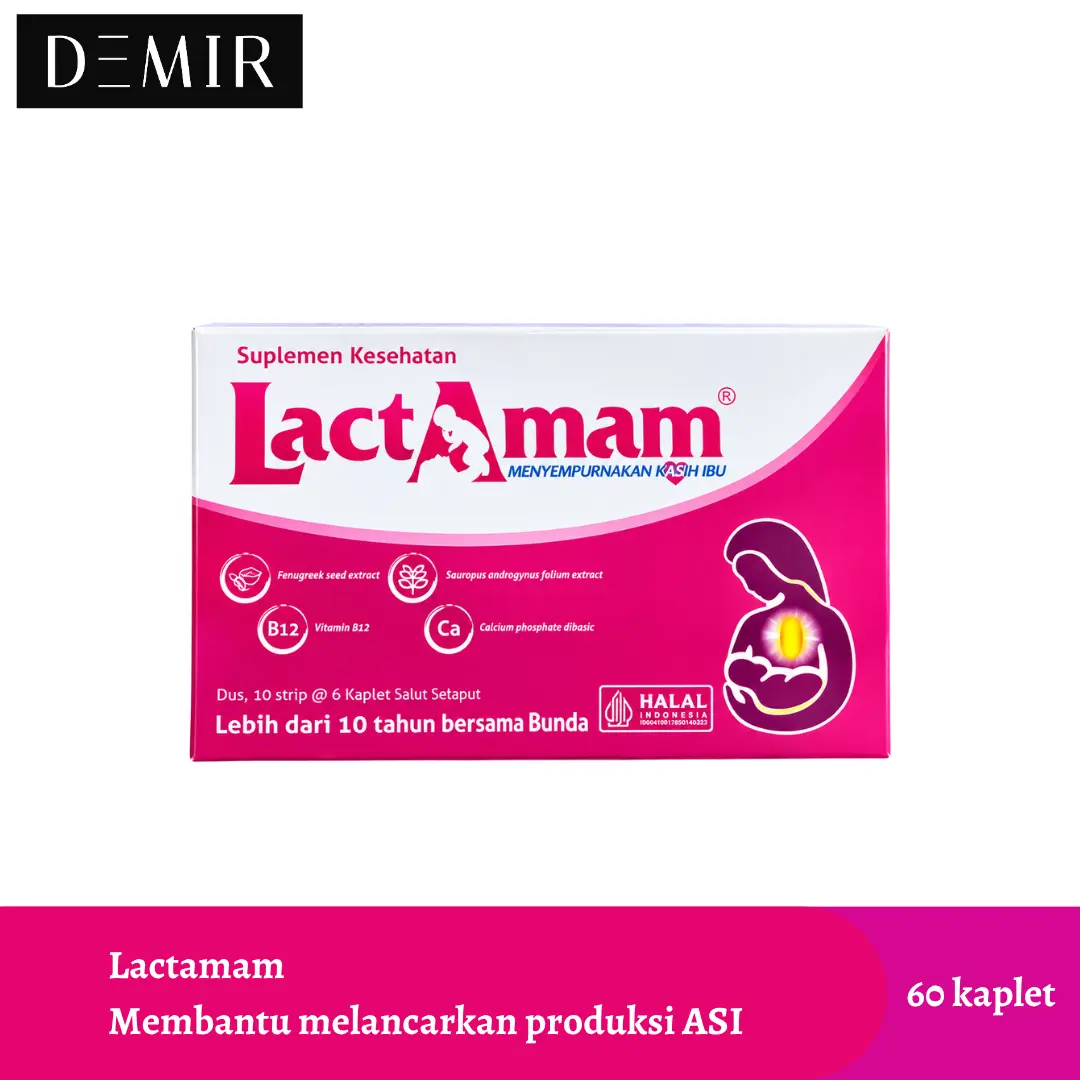 Lactamam Box 60 Kaplet Suplemen Pelancar Asi / Asi Booster