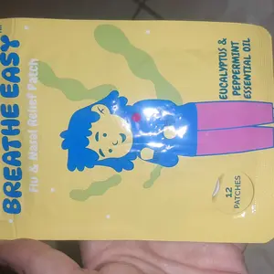 Kalale Flu & Nasal Relief Patch Stiker Anti Flu Pilek Hidung Tersumbat Anak Bayi Dewasa 100% Natural Essential Kids Lavender Anak-Anak