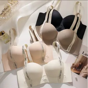 Comfort Bra Wanita Nyaman 4 PCS BH/BRA WANITA NYAMAN (912) Bra Tanpa Jahitan Kawat Busa Tebal Size 32-40 Cup A/B Tipis