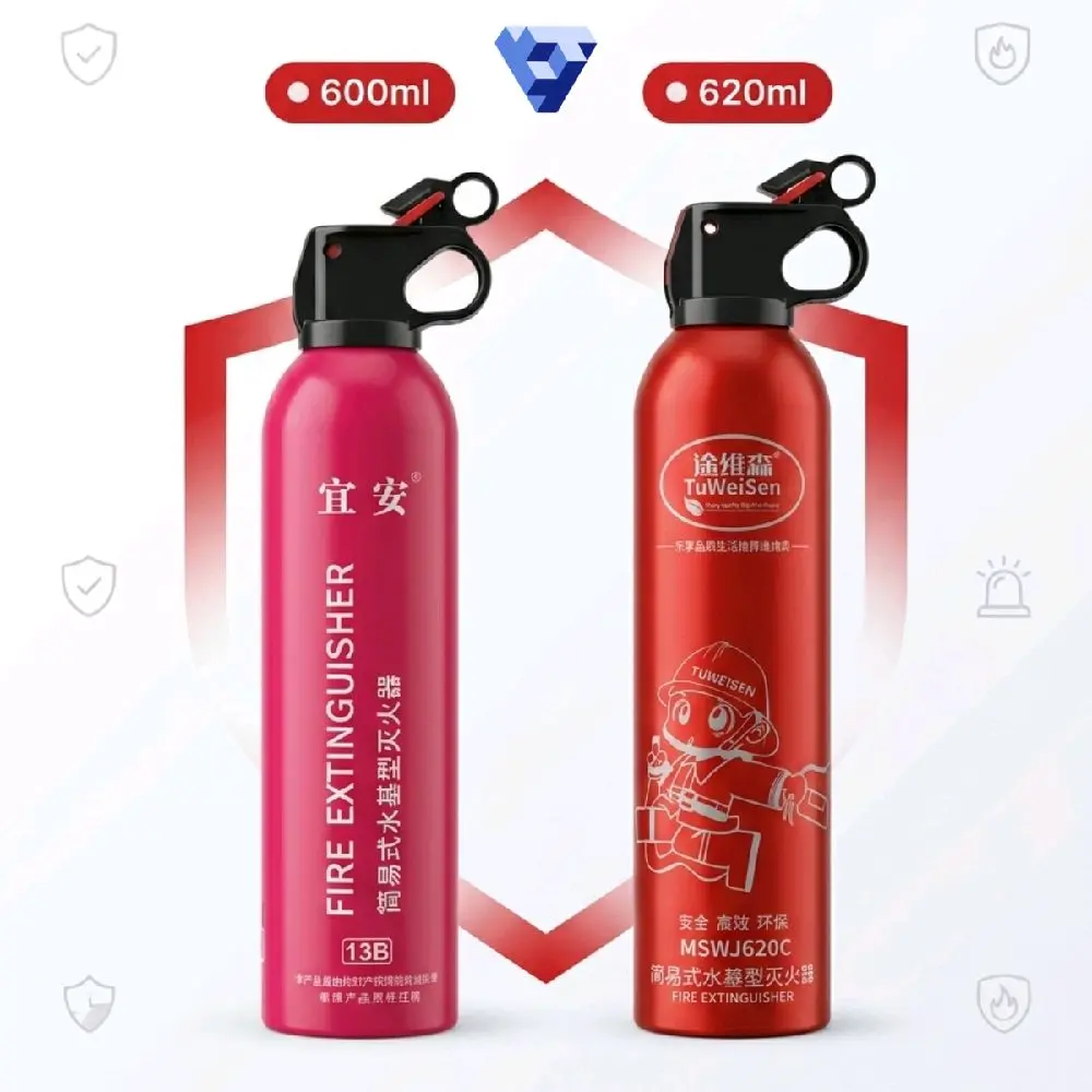 APAR Mini Water Based Portable 600ml / 620ml - Disposable Fire Extinguisher Pemadam Api Ringan Mobil Rumah Kantor