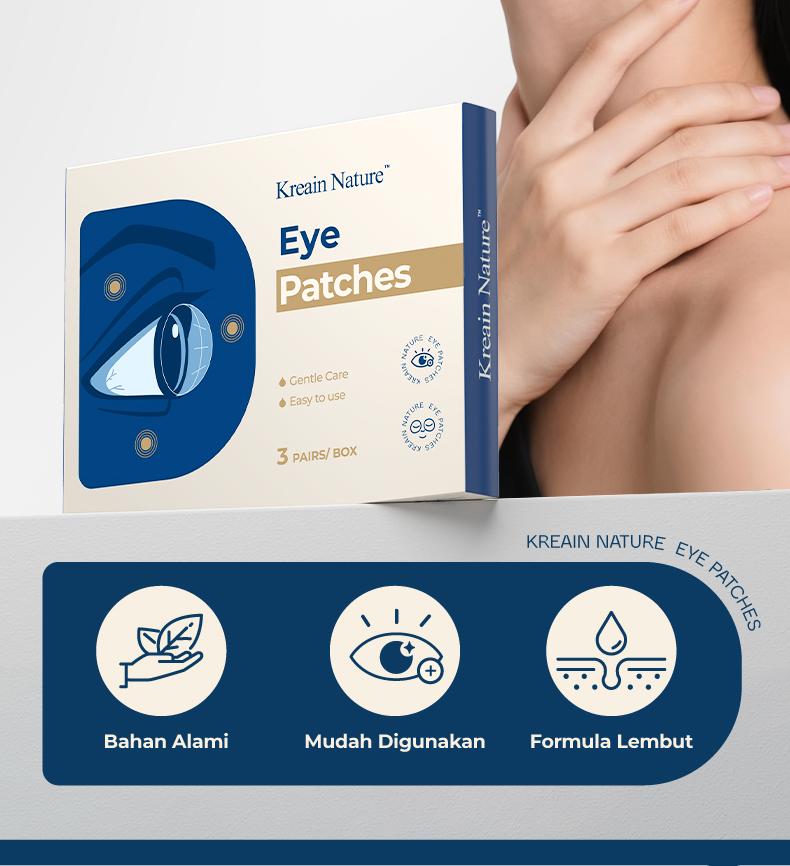 Kreain Nature Eye Patch｜Menenangkan area mata & menutrisi kulit di sekitar mata