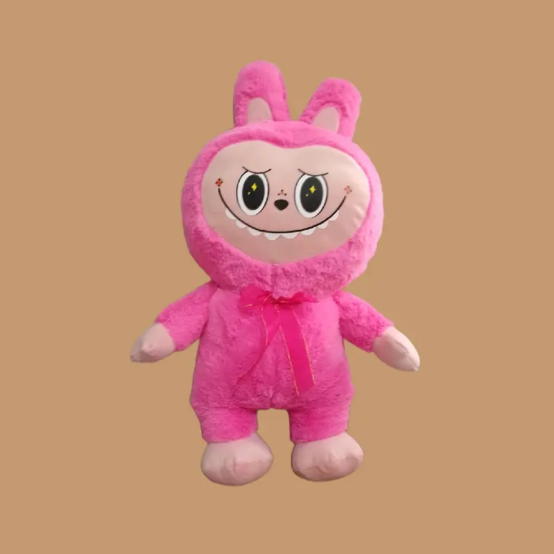 Boneka Labubu The Monster Exciting Macaron Pop - Ukuran Jumbo 60CM dan XL 45CM Toys Dolls Kado boneka labu labu 8