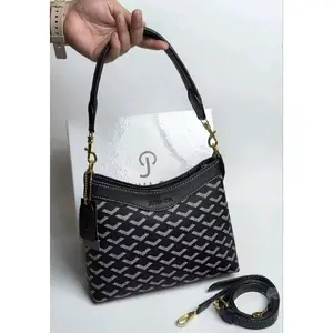 SweetBags-TAS WANITA JUMACO SHAQUEEL 2 TALI CANVAS SIGNATURE LEATHER #JMC1307 Tas Bahu Selempang Wanita Totebag Elegan dan Praktis