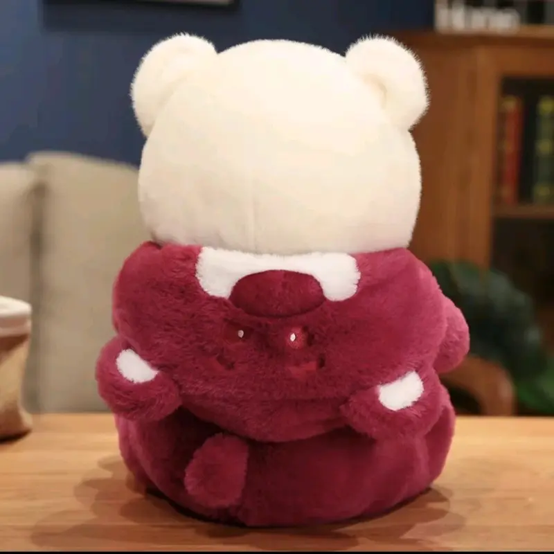 Bear costum lotso dan stit XL pake hodi bisa dilepas pasang sangat lucu dan menarik untul di mainkan bahan halus dan lembut uk 40cm Toys 2