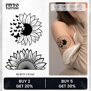 tato temporer premium semi permanen tattoo fruit ink tatoo Temporary tatto bunga mawar