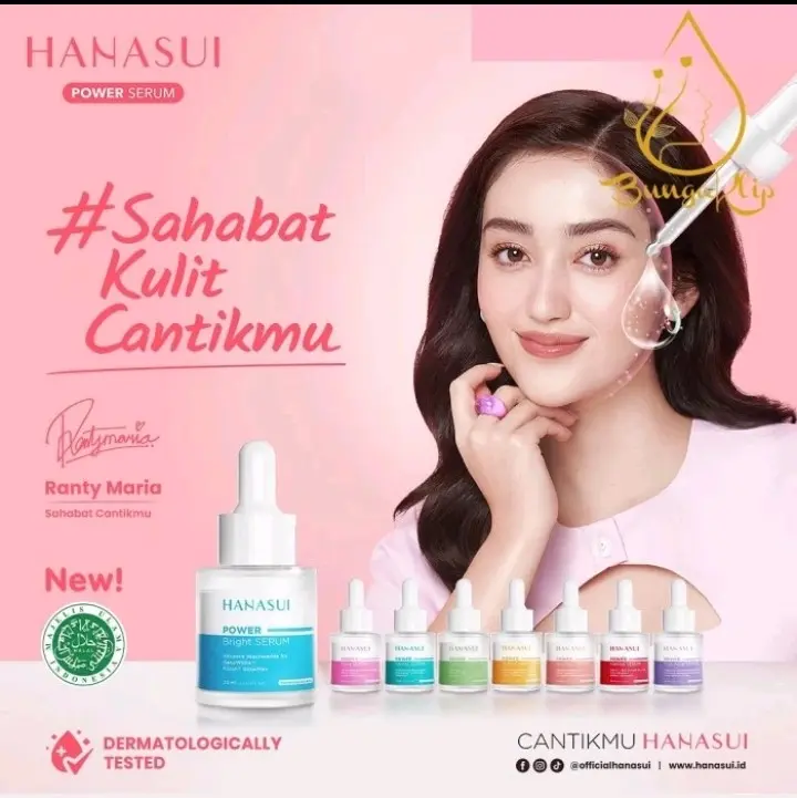 (New) Hanasui Power bright serum Mencerahkan Perawatan Wajah