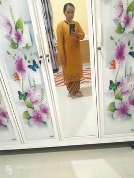 Product Review of Setelan Kebaya Brukat Tunik Modern Jumbo / Kebaya Wisuda / Kebaya Pesta Kondangan Baju Batik Tebal Brokat Dress Wanita Atasan set Panjang Lamaran  Mewah Remaja Dewasa from s**i h**a 0