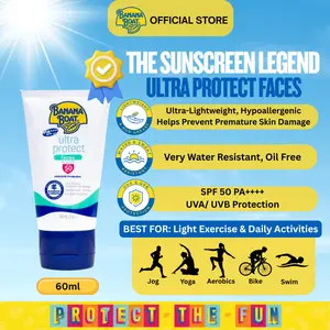 Banana Boat Ultra Protect Sunscreen Faces Lotion SPF 50 60 ml
