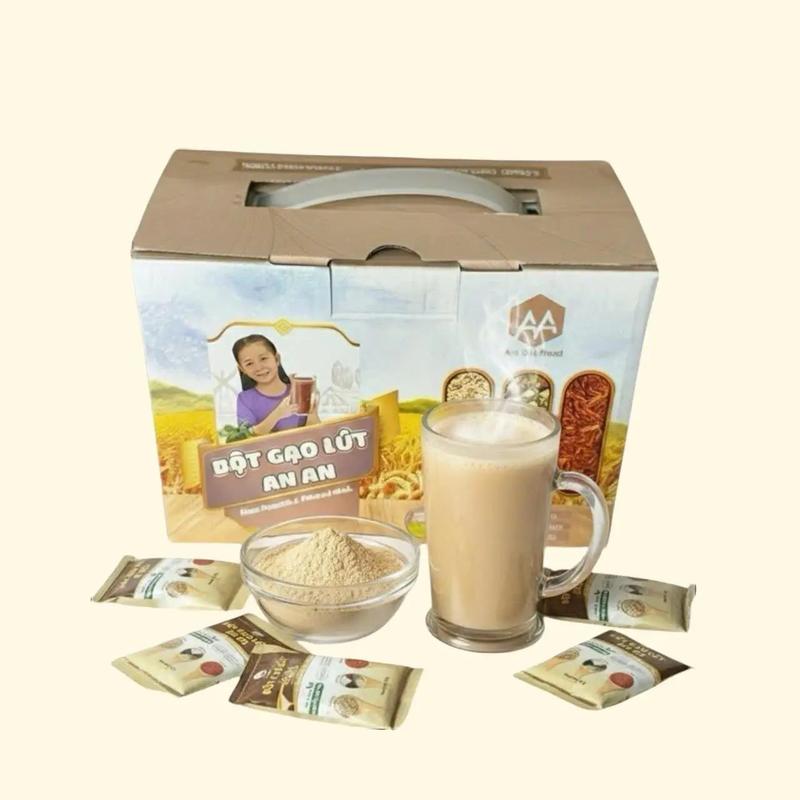 bột gạo lứt bột Yến mạch bột ngũ cốc 400g Tự nhiên Hữu cơ Ít chất béo Không chứa sữa Gói tốt cho sưc khỏe quay lại tuổi thanh xuân