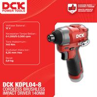 Gambar DCK KDPL04-8 Cordless Brushless Impact Driver 140Nm / Obeng Impact Baterai - UNIT ONLY dari Drill&Co Kota Administrasi Jakarta Barat 3 Tokopedia