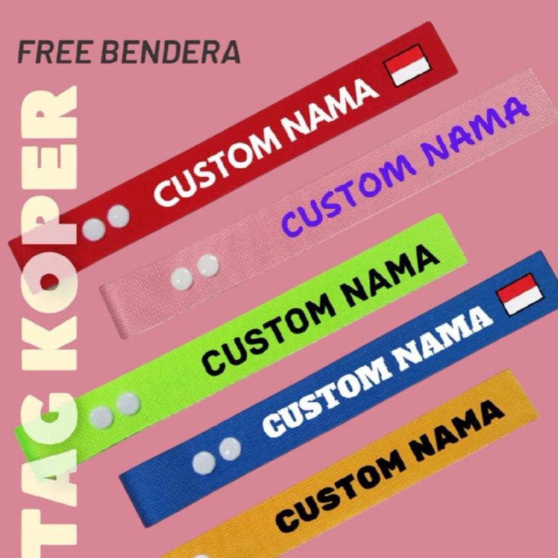 Penanda Koper Haji Umrah Traveling Custom Nama 0