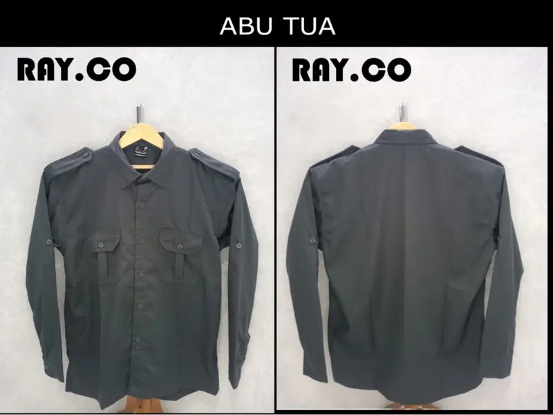 Kemeja PDL / PDH / Baju Lapangan Lengan Panjang Plus Bordir 4 dan  5 Posisi Design Bebas Suka-suka 3