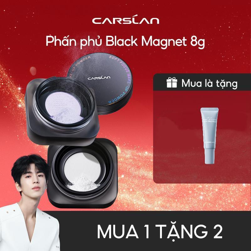 [CFV] Phấn Phủ Dạng Lỏng Kiểm Soát Dầu Lâu Trôi Từ Tính Màu Đen Carslan 8g +[Free gifts]kem nâng tone mini 5g*1