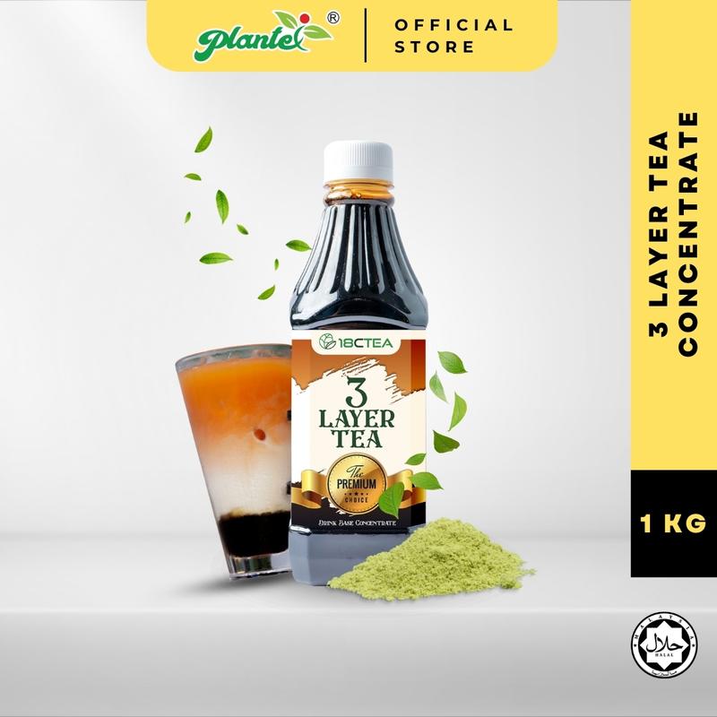 Layer Tea Syrup 18CTEA- 3 Layer Milk Tea Concentrate 1L 【HALAL】Syrup | Drink - TikTok ...