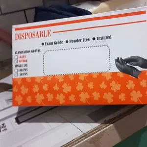 Sarung Tangan NITRILE BIRU isi 50 pcs serbaguna Disposable BISA COD!!!