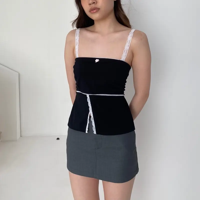 AUBREE TOP | BLACK TANKTOP 1