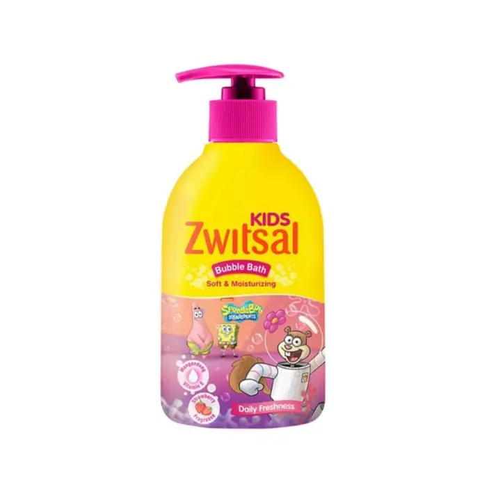 Zwitsal kids BUBBLE BATH PINK soft & moisturizing pump 280 ml/ sabun anak bayi botol pencet 280ml 1
