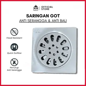 Saringan Got Stainless Full & Kuningan Anti Bau dan Anti Kecoa sus 304