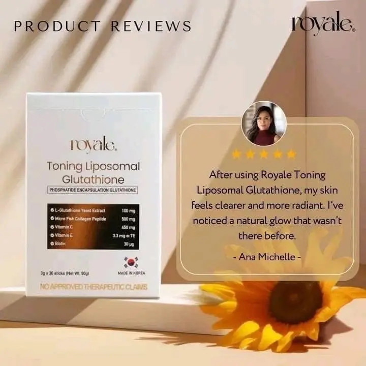 ROYALE TONING LIPOSOMAL GLUTATHIONE 30 SACHETS