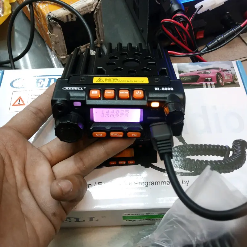 Paket Radio Rig dual band RedeL 9900 Lengkap tinggal pasang Original 4