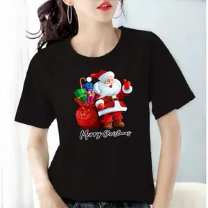 ￼SANTACLAUS PAKAIN WANITA ATASAN  TERBARU MERRY CHRISTMAS KAOS NATAL