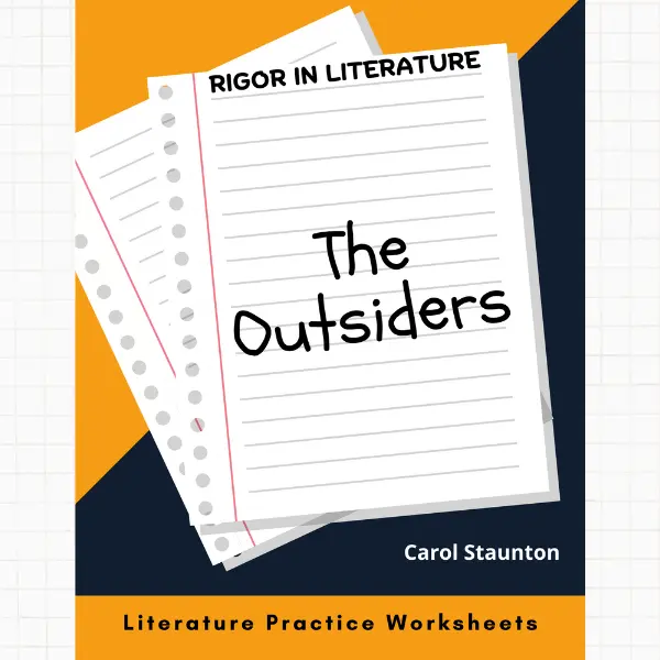 The Outsiders Literature Practice Worksheets